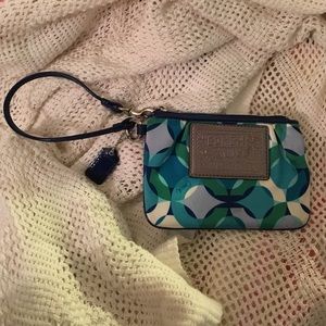 Authentic Coach Poppy wristlet