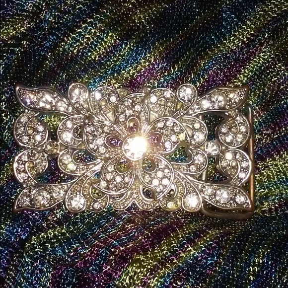 Rhinestone Belt Buckle
