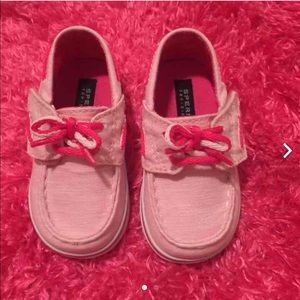 Sperry Top Sider Toddler Pink Boat Shoe