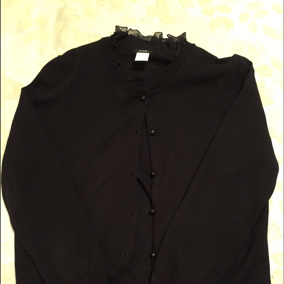 Navy blue J Crew wool Cardigan