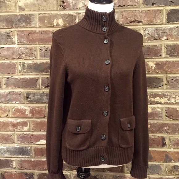 Lauren Ralph Lauren Chocolate Brown Sweater - MD