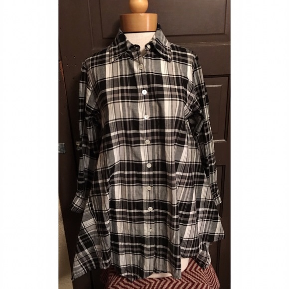 Tulip Plaid Shirtdress