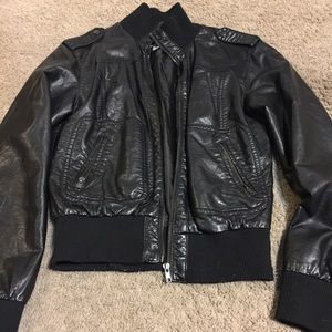 Faux Leather Jacket