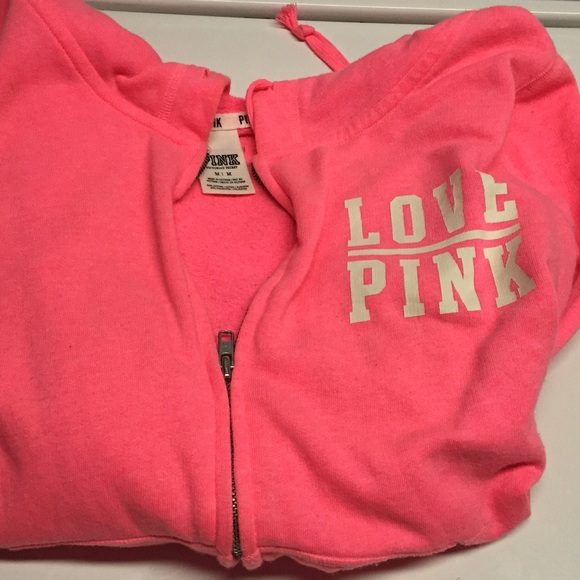 Hot pink hoodie