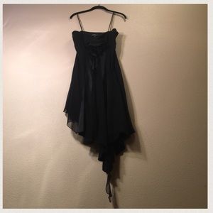 Black Formal Dress %100 Silk
