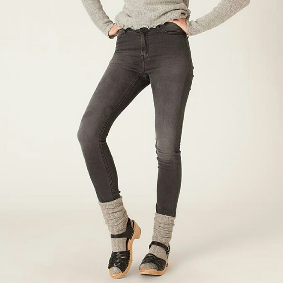 Grey High Waisted Jeans NWT