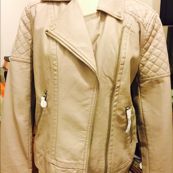 Forever21 faux leather bomber