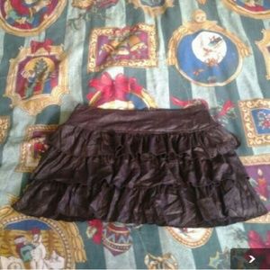 Faux leather skirt sz L