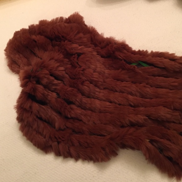 Real Rabbit fur shrug - Picture 3 of 4
