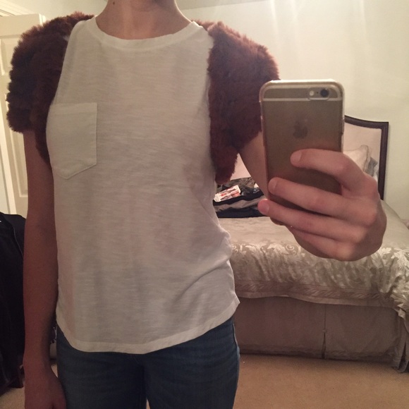 Real Rabbit fur shrug - Picture 4 of 4