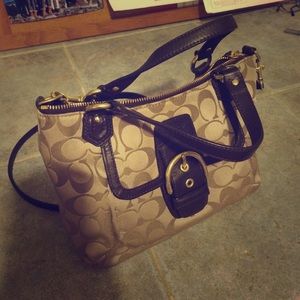 Coach Campbell Signature Cross Body Bag