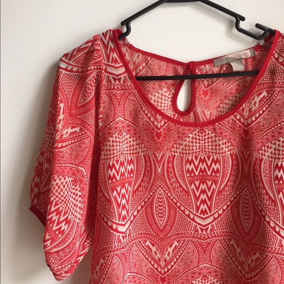 FINAL DROP!! F21 Red Blouse Top
