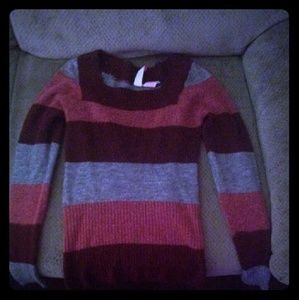 Women Sweater pink and grey