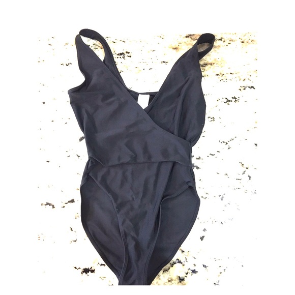 Danskin black leotard (new)