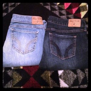 2 pairs of Hollister Skinny Jeans. Size 27x31