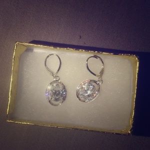 Diamond earrings $65 OBO
