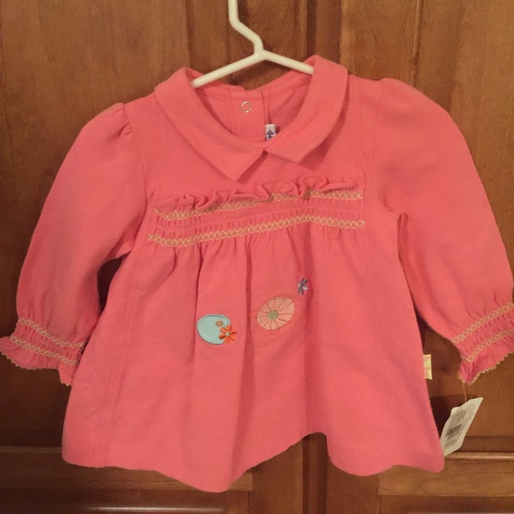 Hot pink little girls casual dress brand new
