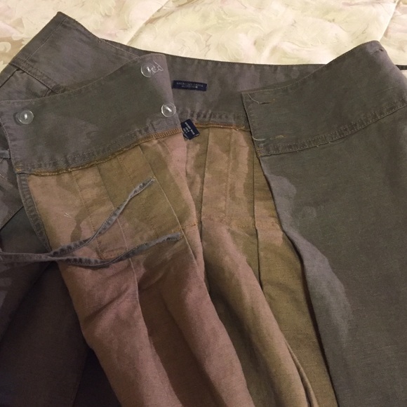 NWOT American Eagle Outfitters green pleated skirt - Picture 4 of 5