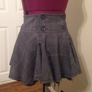 Guess Uniform Ruffled Mini Skirt