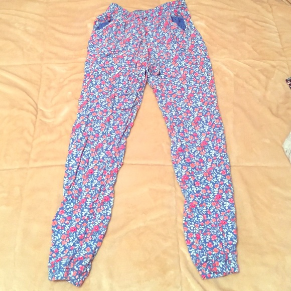 Floral Hollister Joggers