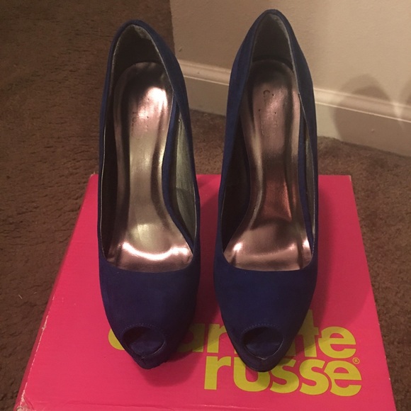 Charlotte Russe blue heels