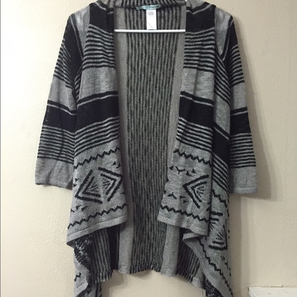 Maurices Sweaters - Black & Grey Cardigan