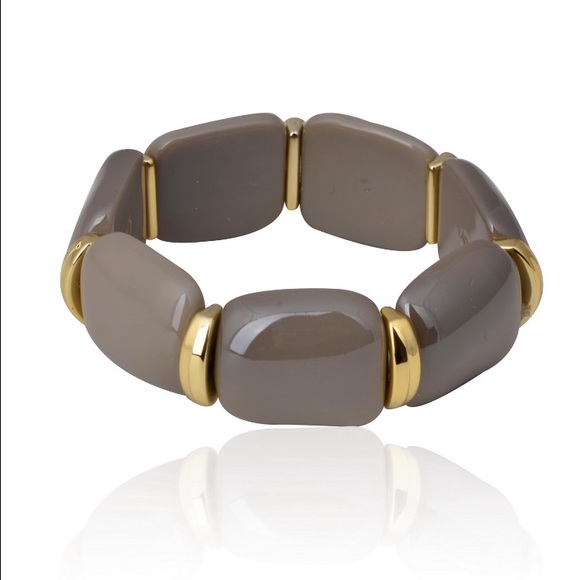 Jewelry - Beautiful Brown and Gold Stretch Bracelet