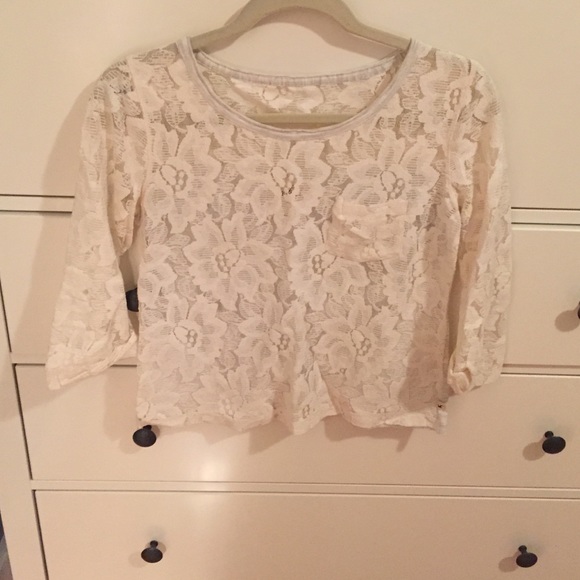 Lace long sleeve