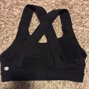 Lululemon black sports bra