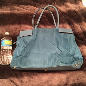 Prada leather and nylon handbag