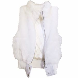Faux fur vest from Ashley's.
