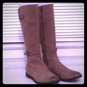 Cole Haan Distressed Leather Boots