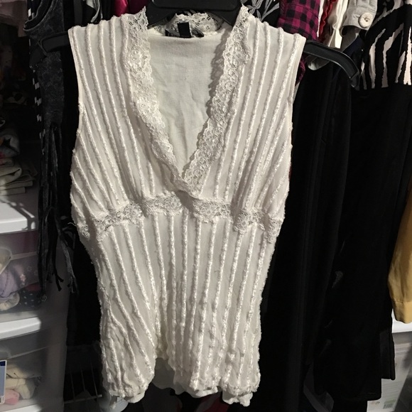 White BeBe Top