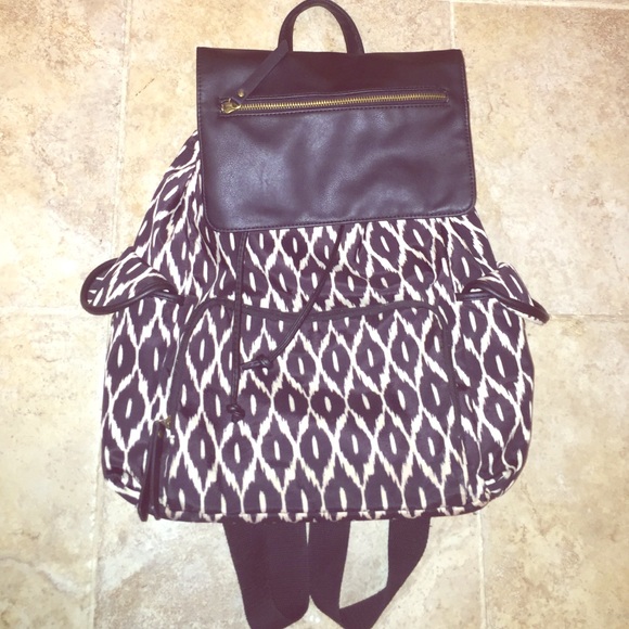 Tribal print book bag