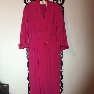 Pants - Vintage Pink Jumpsuit Pants - Vintage Pink Jumpsuit