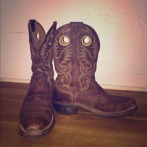Men's Ariat Half Square Toe Cowboy Boots