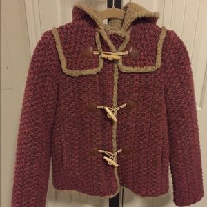 Anna Sui Sherpa Toggle Coat