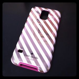 Samsung Galaxy S5 Kate Spade Rose Gold Case