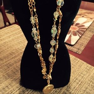 Vintage Kirks Folly Necklace 27 inch Stunning!