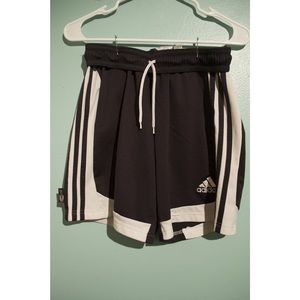 Black adidas shorts