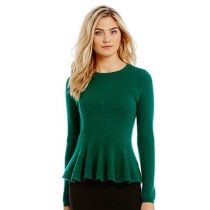 Peplum Cashmere Sweater