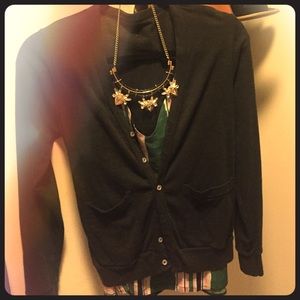 Gray American Apparel Cardigan