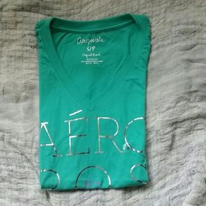 Beautiful turquoise Aeropostale shirt