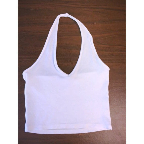 Brandy Melville White Lena Halter