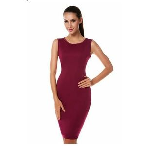 Women pull over pencil dress