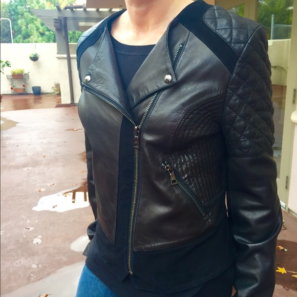 SOLD Host Pick Sam Edelman Leather & Suede Jacket - Picture 2 of 4