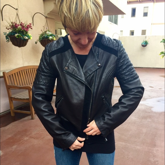 SOLD Host Pick Sam Edelman Leather & Suede Jacket - Picture 4 of 4