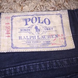 Polo cut off shorts