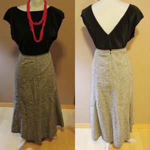 Grey Linen Skirt