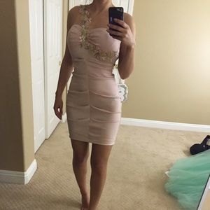 Formal blush dress